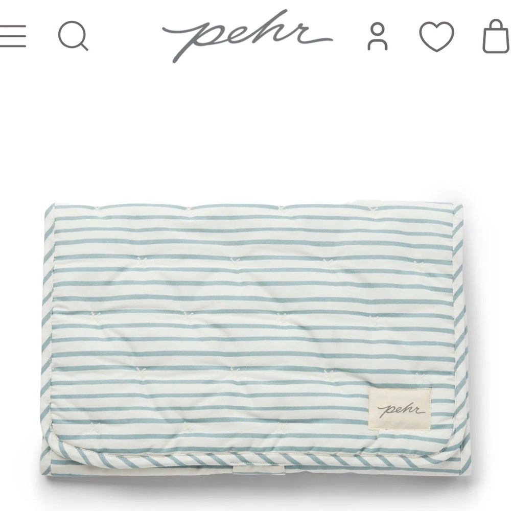 Pehr on the go travel change pad new with tags